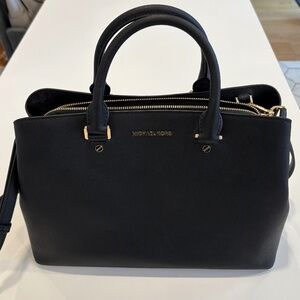 Grand sac à main Camille Michael Kors noir